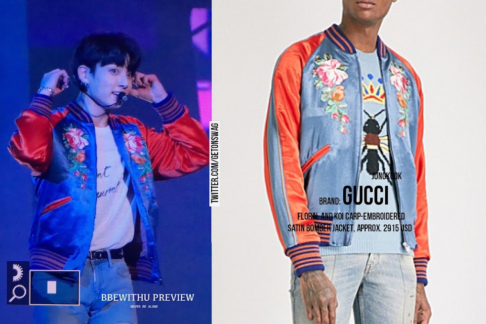 all the Gucci BTS wore at their AMA performance - Koreaboo