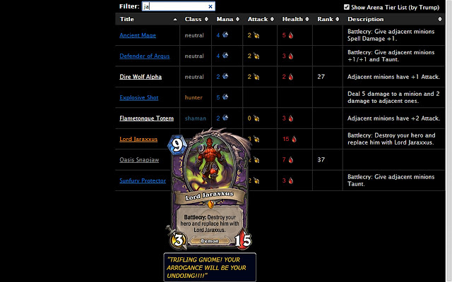 Hearthstone Cards & Twitch.tv Streams