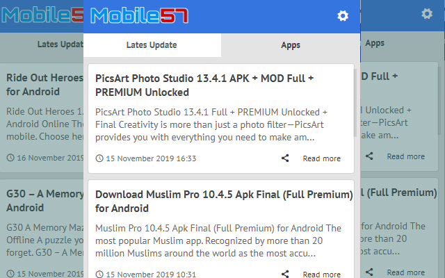 Mobile57 - Latest Update News Preview image 1