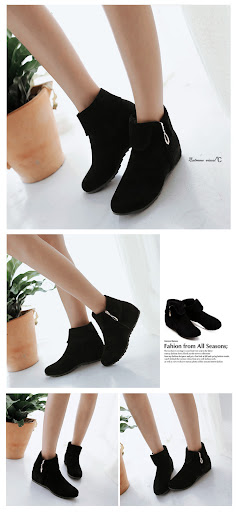 Title 6, Womens side zip flat booties offer daily comfo...