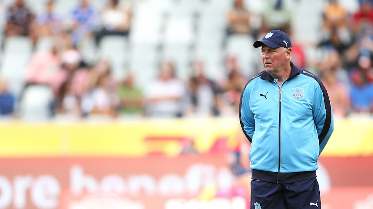 Bulls director of rugby Jake White during the United Rugby Championship match against the Stormers at Cape Town Stadium on December 23 2022.