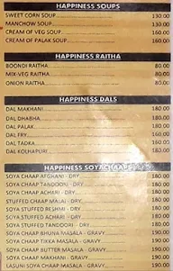 Happiness Dhaba menu 2