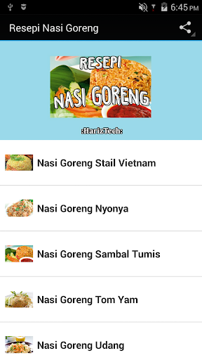 Resepi Nasi Goreng -Buku Masak