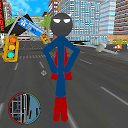 Superboy Stickman Rope Hero Gangster Crim 1.0 APK Baixar