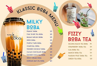 Klassic Boba menu 1