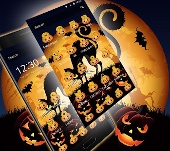 Black Halloween Cat Scary Theme(圖2)-速報App