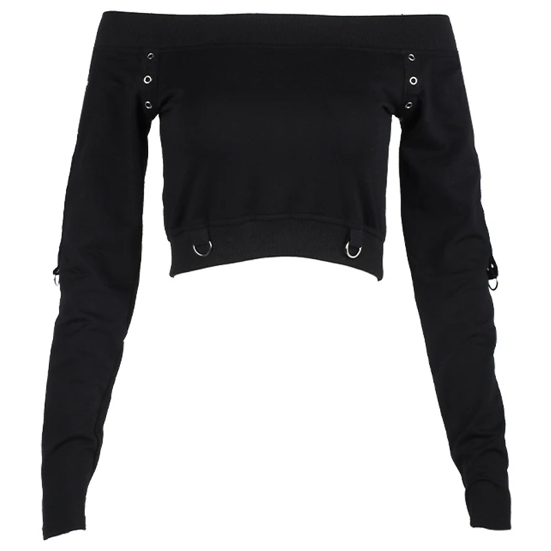 Title 5, Damessweater met effen kleur, slanke pasvorm en...