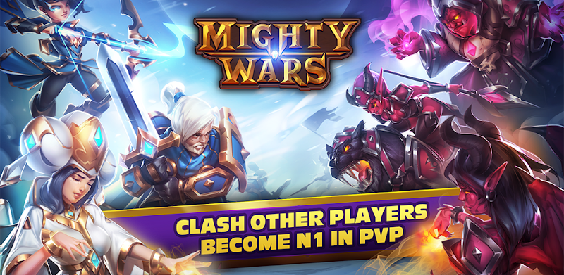 Mighty Wars－new ccg card battle pvp idle rpg 2020