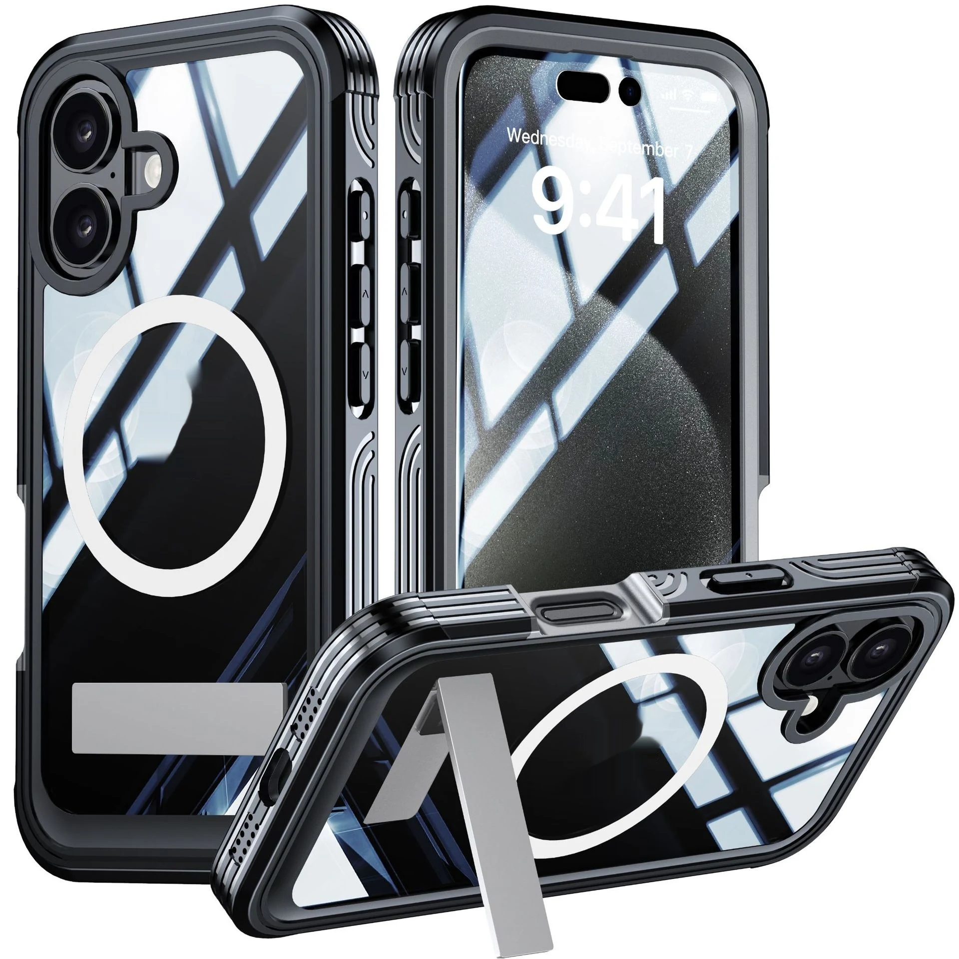 Title 1, Transparent three-proof magnetic outdoor anti-f...