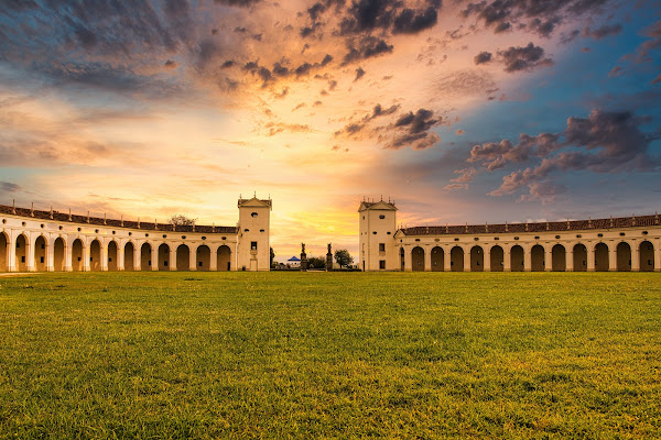 tramonto a villa Manin  di simo_934