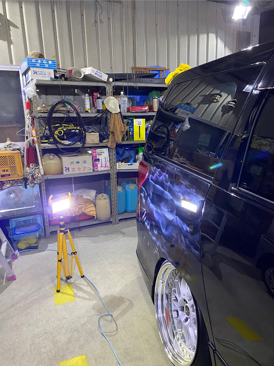 アルファードの(有)生脚製作所・調光器追加・リアウィング磨き・洗車！・ウインカーリレー交換に関するカスタム事例の投稿画像5枚目