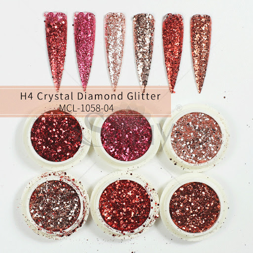 Title 8, Mermaid Aurora Nail Powder Glitter Set for shim...