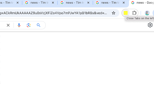 Close Tabs on the left
