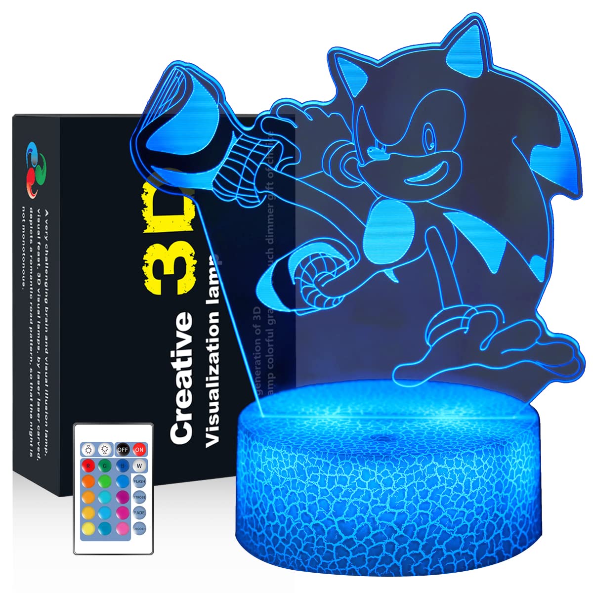 YAZJIWAN 3D Anime Table Lamp