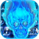 Download Blue Flaming Skull Keyboard Theme For PC Windows and Mac 10001001