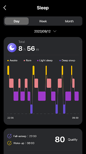 Screenshot TOZO Health for S3/S4