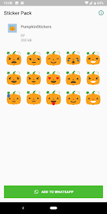WAStickerApps Pumpkin - Halloween stickers(圖1)-速報App