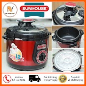 [Mã Elha22 Giảm 6% Đơn 300K] Nồi Áp Suất Đa Năng Sunhouse Shd1552 900W (Dung Tích 5L) - Bảo Hành Chính Hãng 12 Tháng