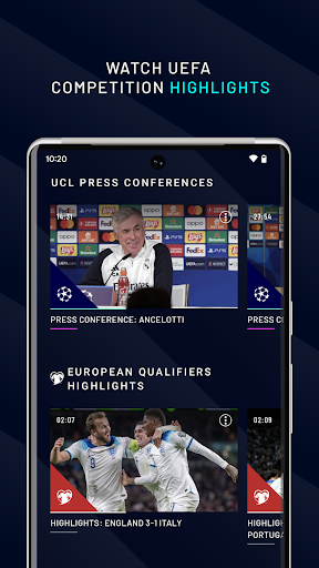 Screenshot UEFA.tv