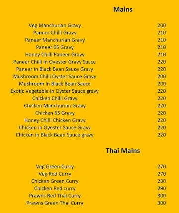 The Khao Suey Company menu 