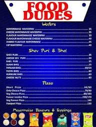 Food Dudes menu 1