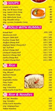 Alive Food Court menu 2