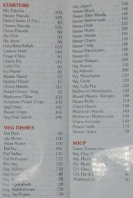 Madhubala menu 4