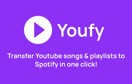 Youfy - YouTube to Spotify small promo image