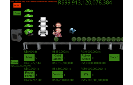 Robux Tycoon chrome extension