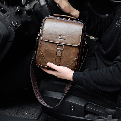 Title 2, Mens Casual Crossbody Bag with Fashion Color C...