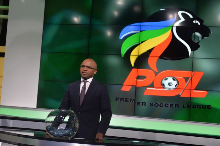 Lux September during the Nedbank Cup, Last 16 Draw at Multichoice Offices, Supersport Studio 6 on February 15, 2018 in Johannesburg, South Africa.