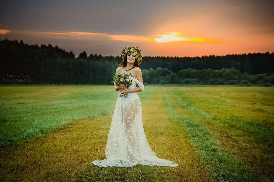 Fotografo di matrimoni Yuliya Kurkova (kurkova). Foto del 1 settembre 2016