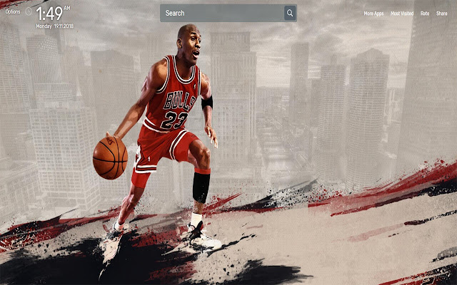 Jordan Wallpapers NewTab Theme