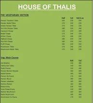 House Of Thalis menu 2