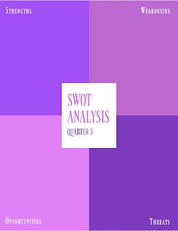 Quarter 3 SWOT - SWOT Analysis item