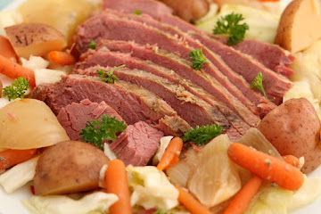 Slow Cooker Corned Beef and Cabbage