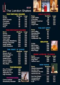 The London Shakes, IC Colony menu 1