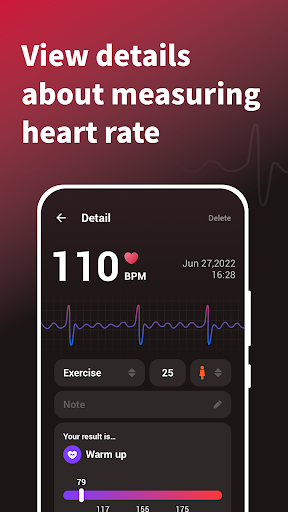 Screenshot Heart Rate Monitor - BP Track