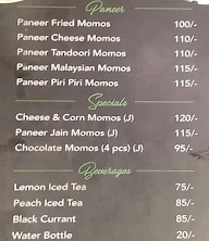 The Momo Panda menu 3