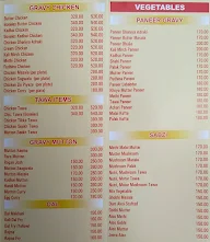 Continental Dhaba menu 1