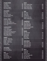 The Chinese Bowl menu 1