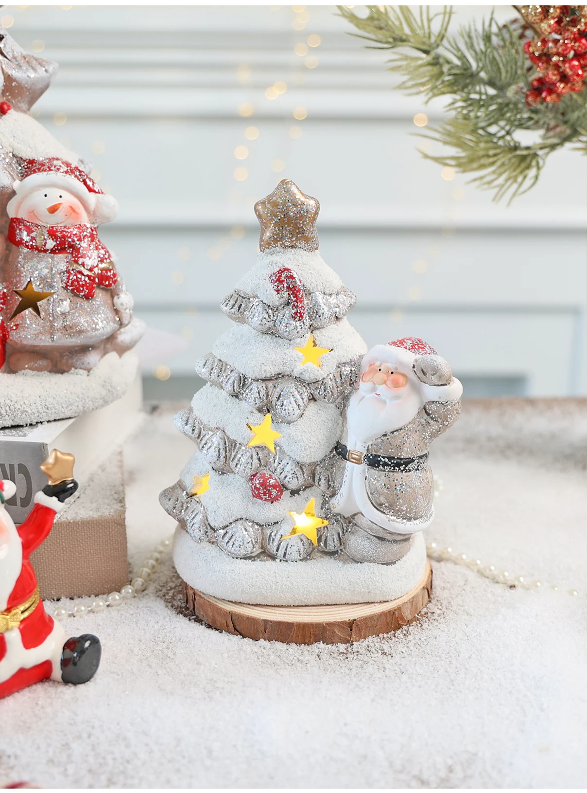 Title 10, Ornements de Noël en céramique, petits et brill...