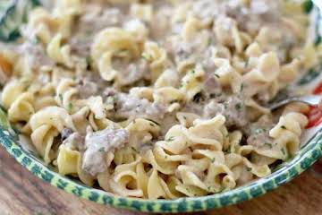 Ground Beef Stroganoff