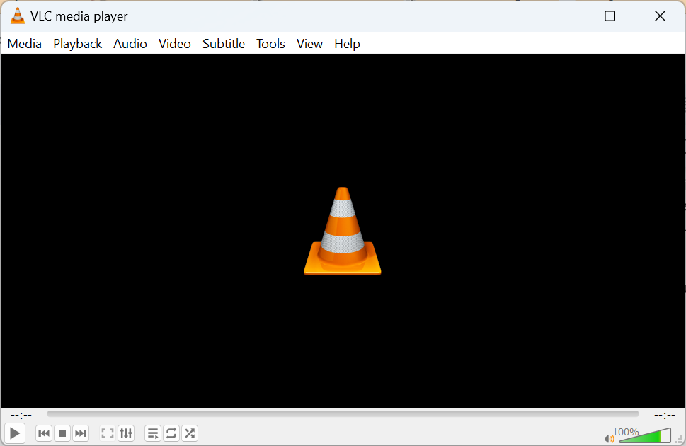 Open VLC media player