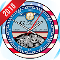 USA Analog Clock Live Wallpape icon