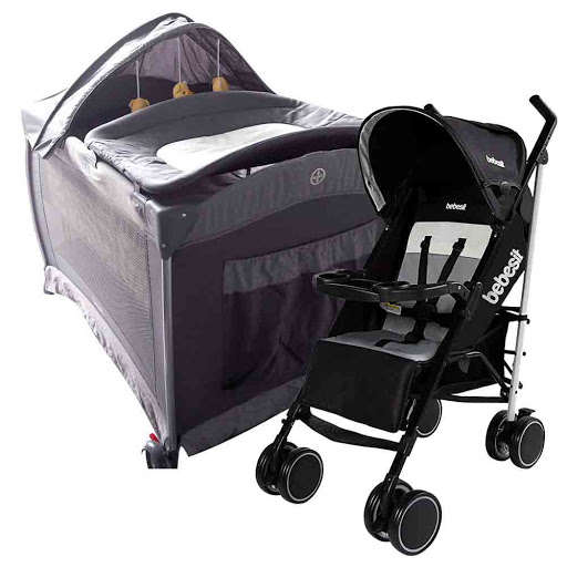 Solo Online Corral Cuna Bebesit   Traveller Black Coche New Kronos Negro X 1 Unidad 