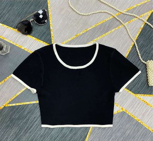 Title 5, Summer Thin Knit Short Waist BM Style, breathab...