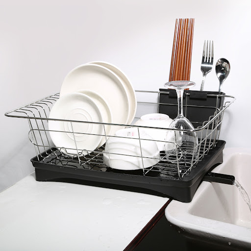 Title 3, Single-layer Double-layer Dish Rack Maximize yo...