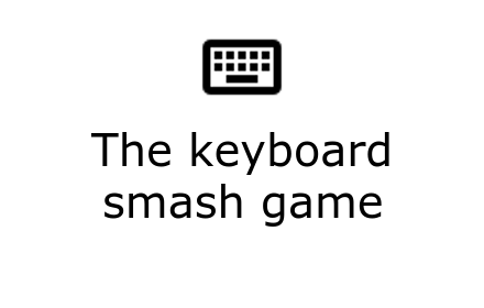 The keyboard smash game small promo image