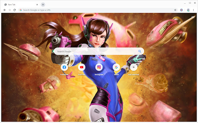 D.Va Wallpapers and New Tab